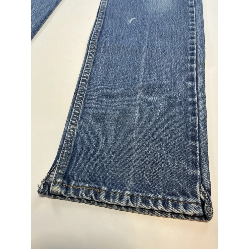 Vintage Levi's 505 Orange Tab Jeans Regular Fit Straight Leg Men's Size 34x34
